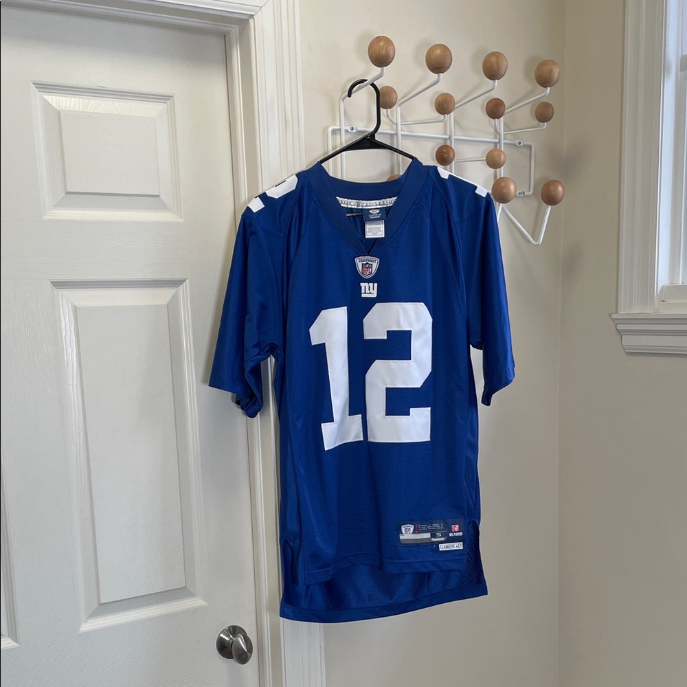 Reebok NFL New York Giants Smith 12 Jersey - Blue - S
